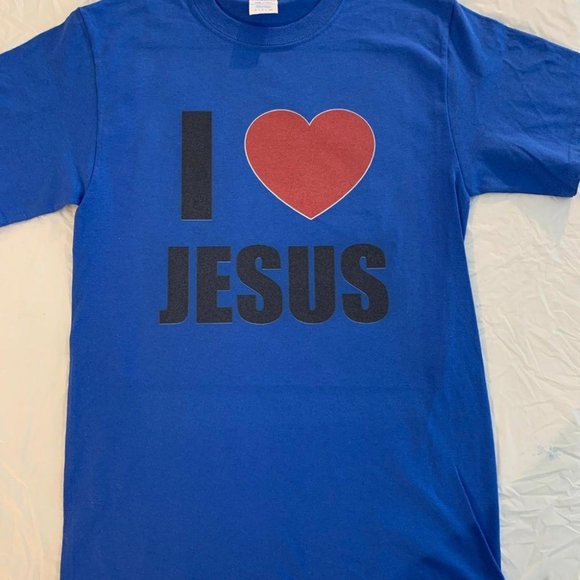 I Love JESUS! Adult, Men, Women t-shirt - Small - - Picture 1 of 3